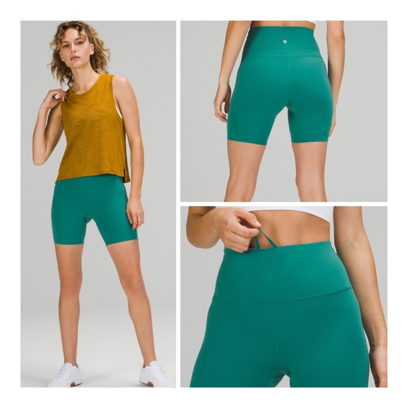 lululemon athletica Pants - Lululemon Wunder Train Short 6” Teal Lagoon 4